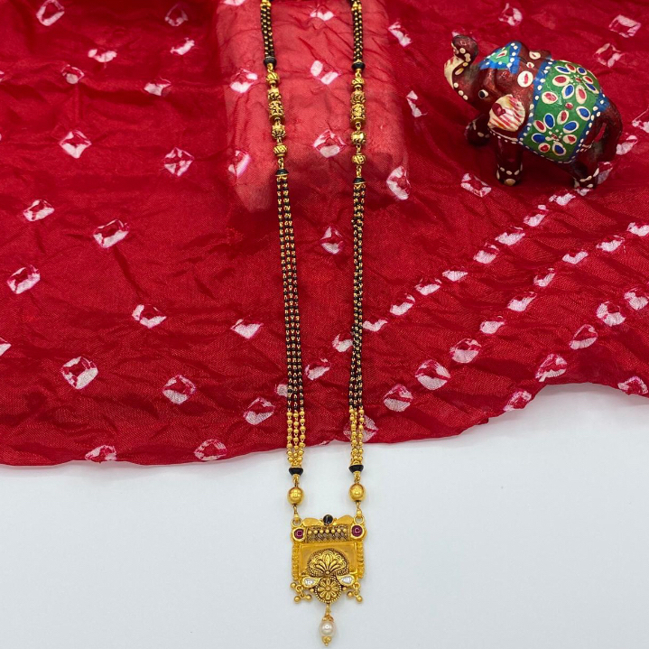 22kt newly added antique mangalsutra