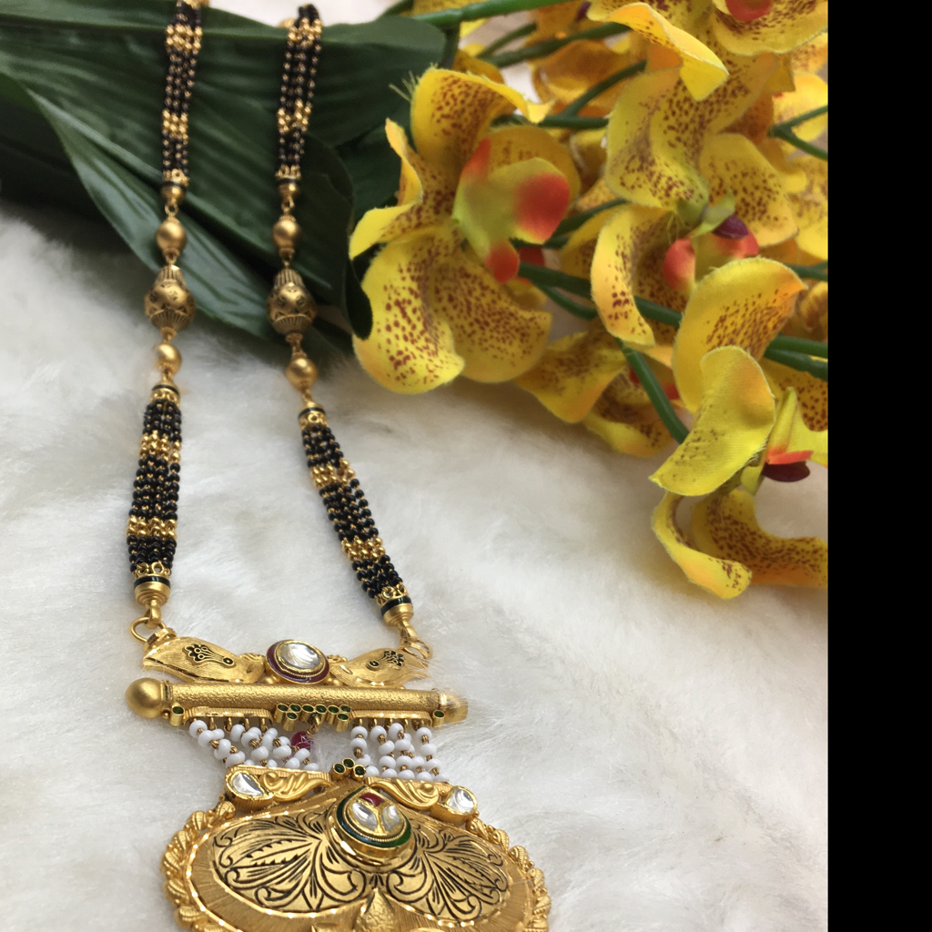 22ct latest antique mangalsutra for bride