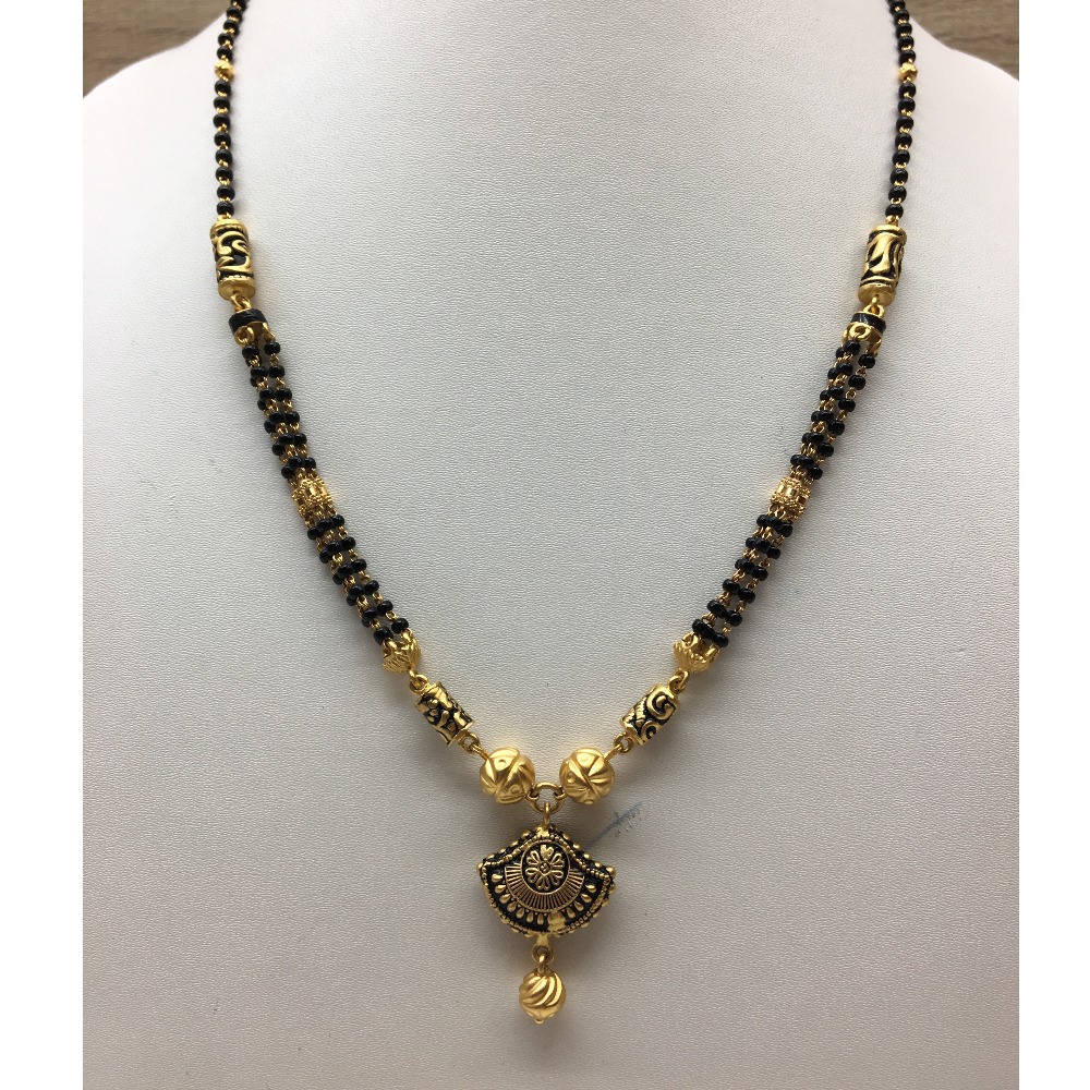 22ct Gold Antique Light Weight  Jewellery Mangalsutra Dokiya