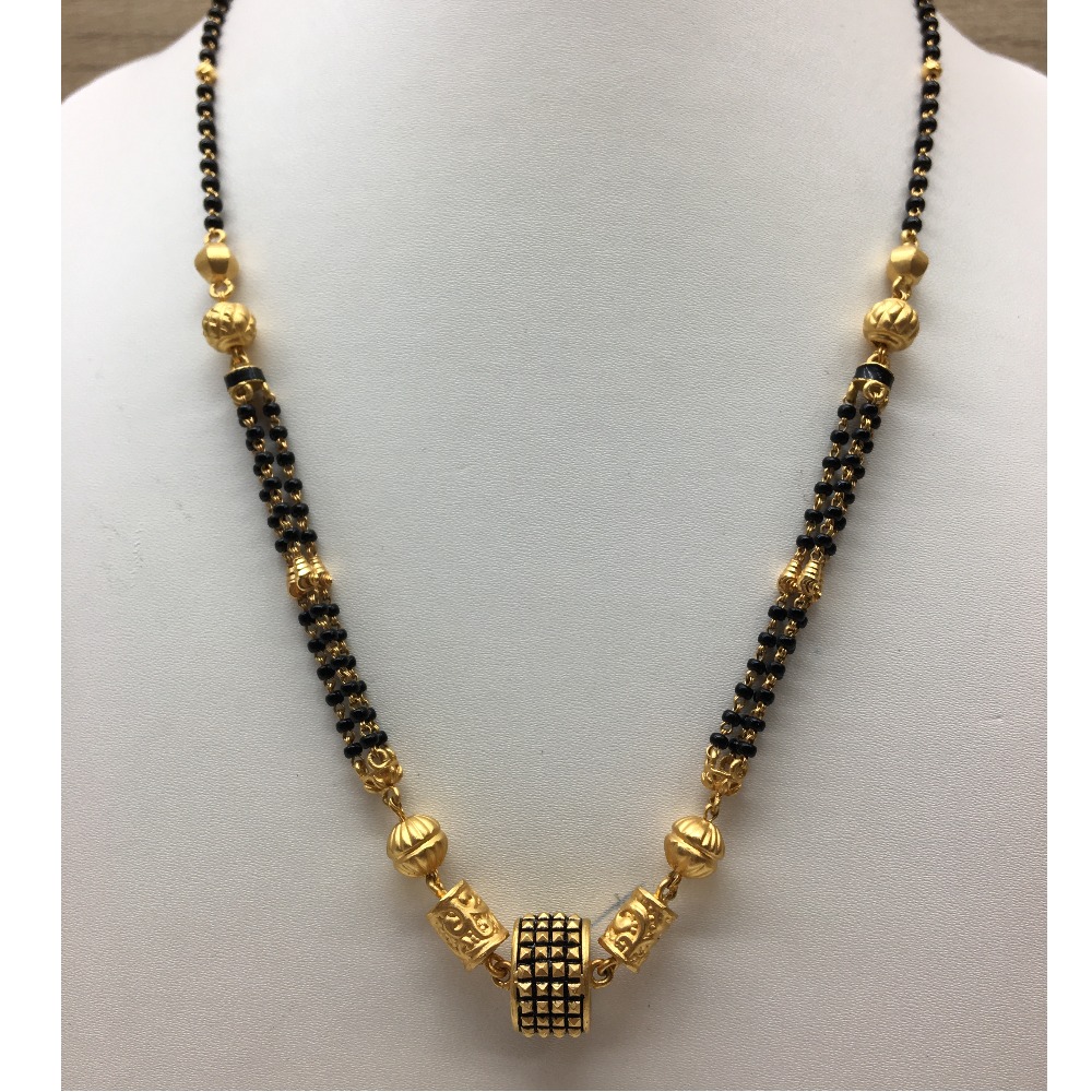916gold Antique delicate  Jewellery Mangalsutra Dokia