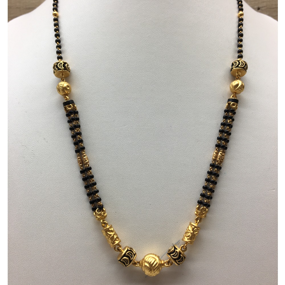 22kt antique mangalsutra dokiya