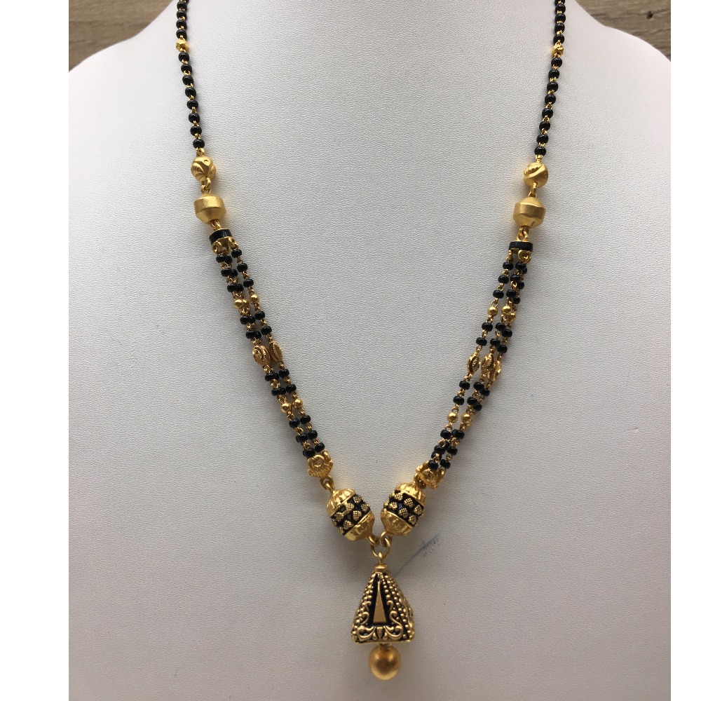 22kt fancy antique mangalsutra dokiya