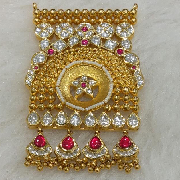 916 gold mangalsutra pendant jesalmeri