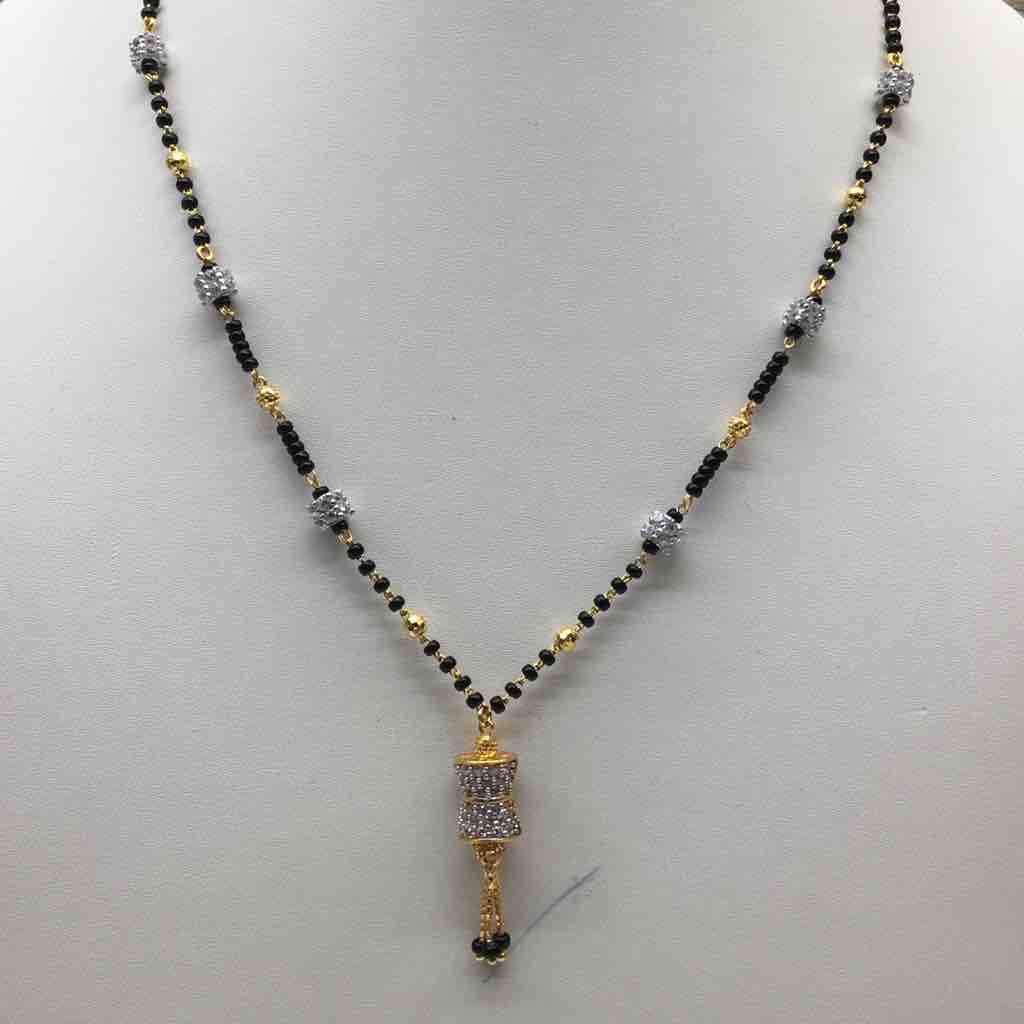 22ct cz mangalsutra dokia