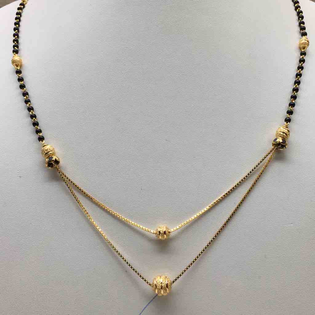 916 GOLD MANGALSUTRA CHAIN DOKIA