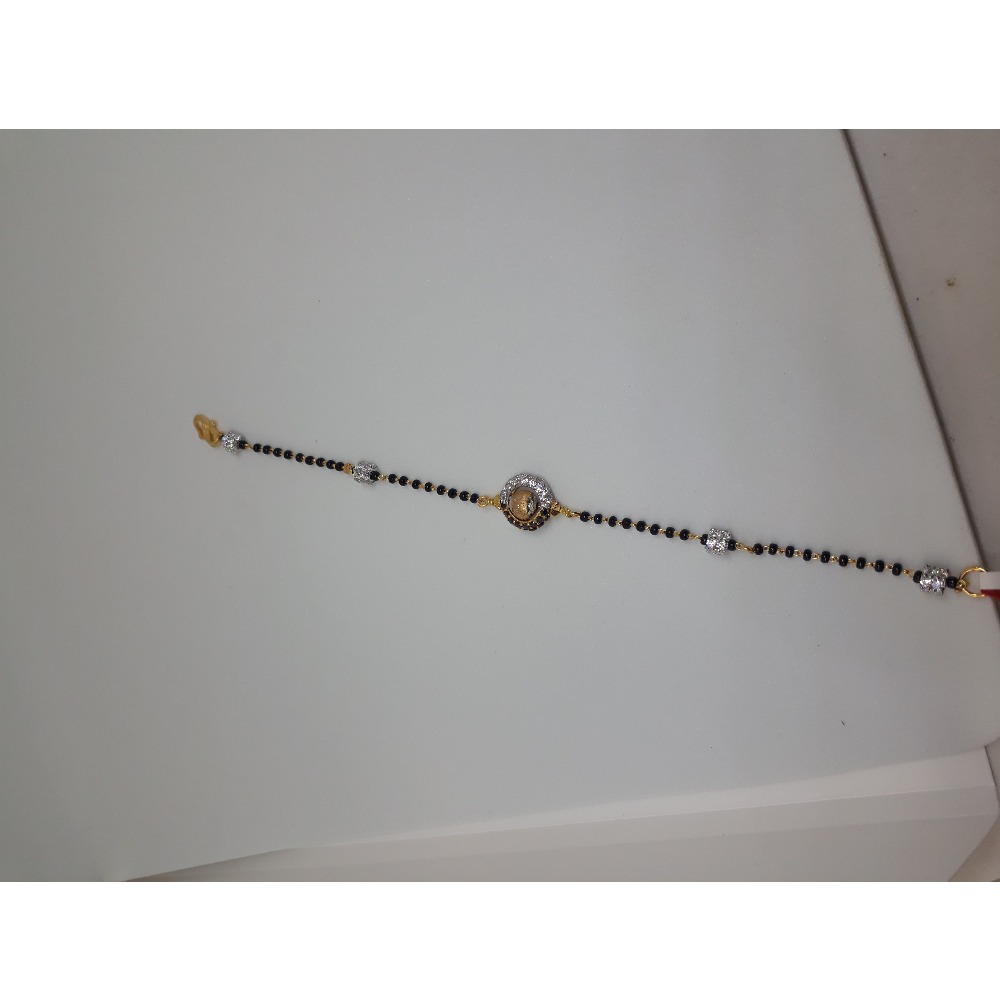 916 Gold Antique Mangalsutra Bracelet IO-B009
