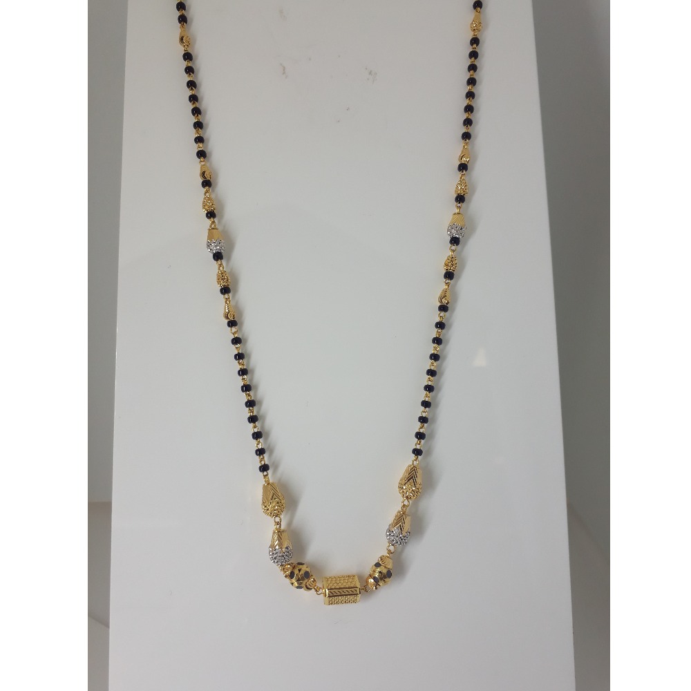 22KT Gold Light Weight Mangalsutra IO-022