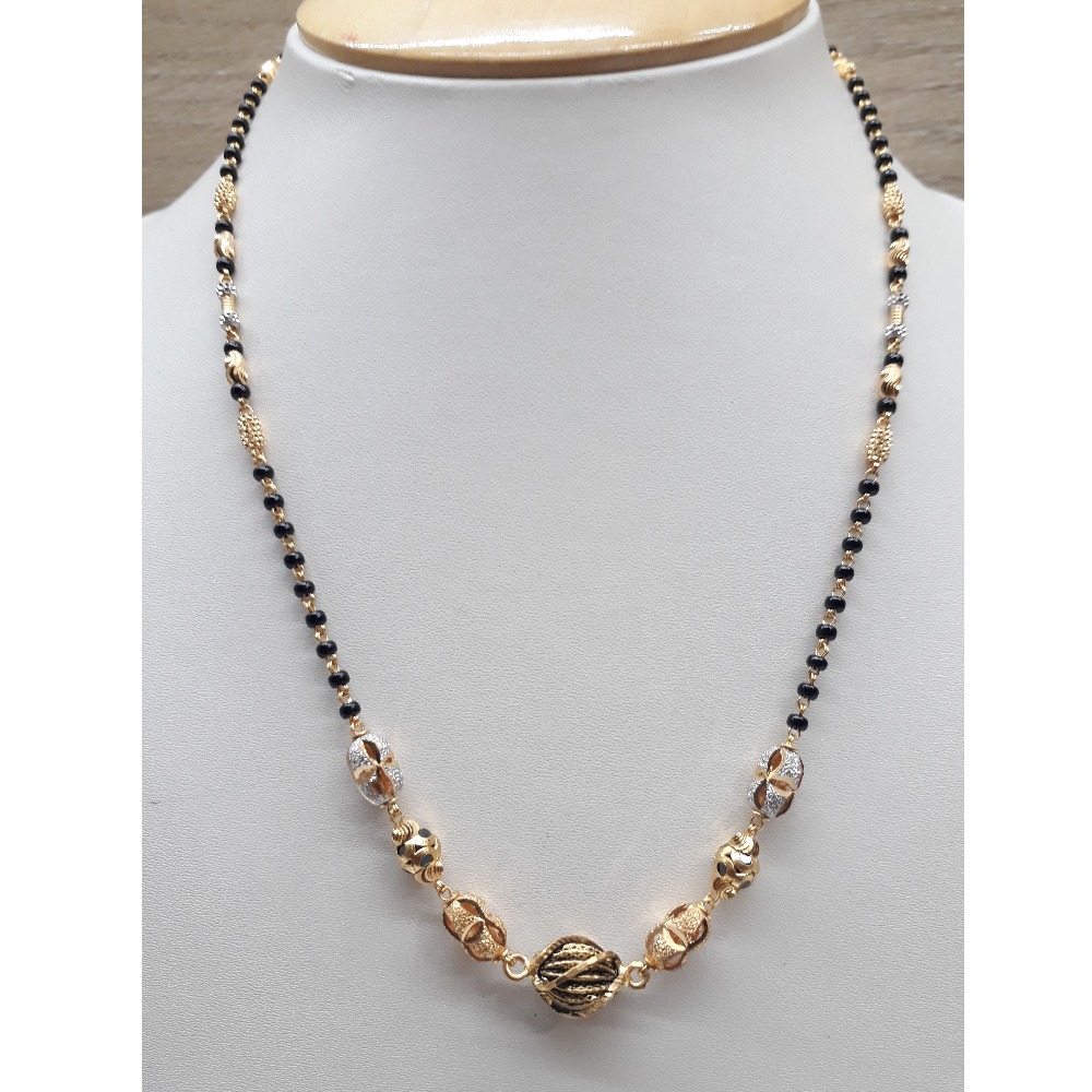 22KT Gold Antique Mangalsutra Dokia IO-AN006