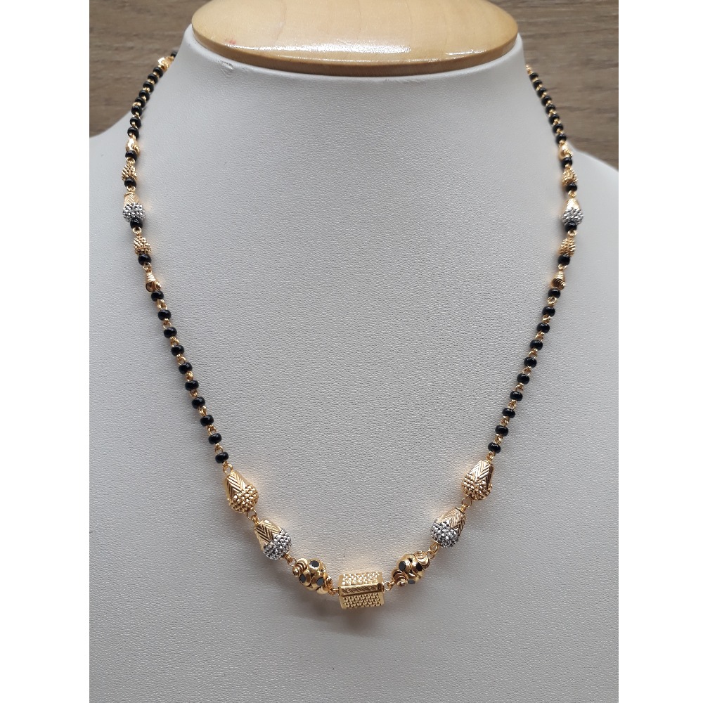 22KT Gold Antique Mangalsutra Dokia IO-AN004