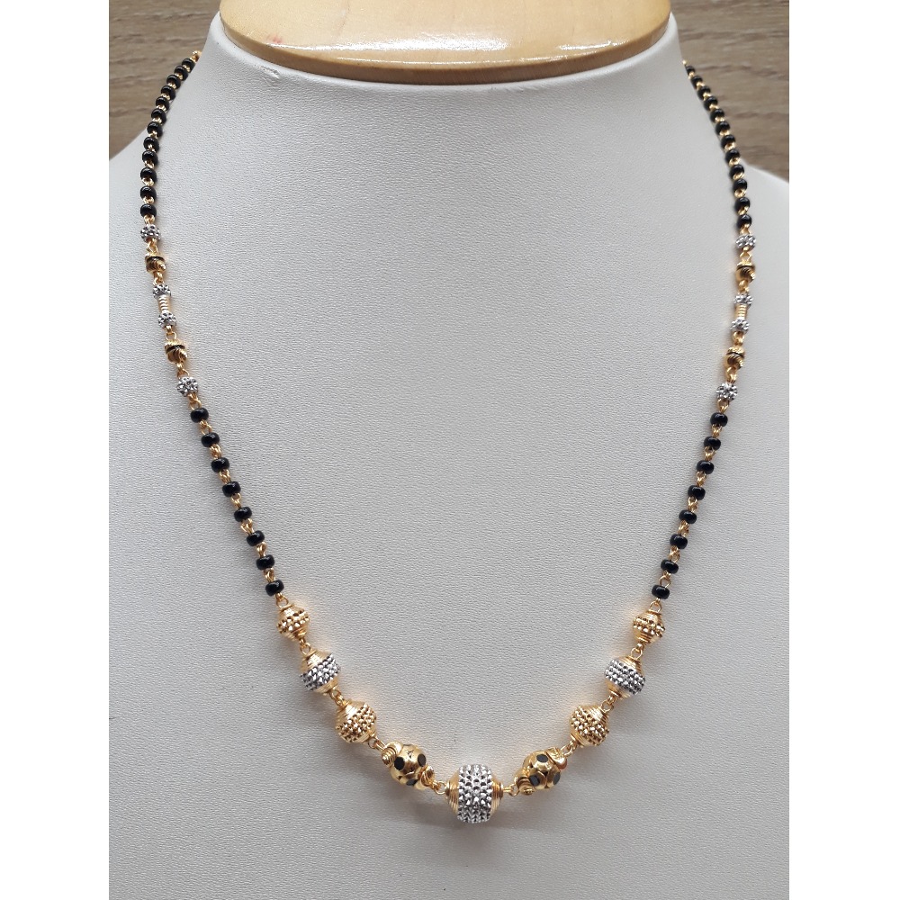 916 Gold Fancy Mangalsutra Dokia IO-N005