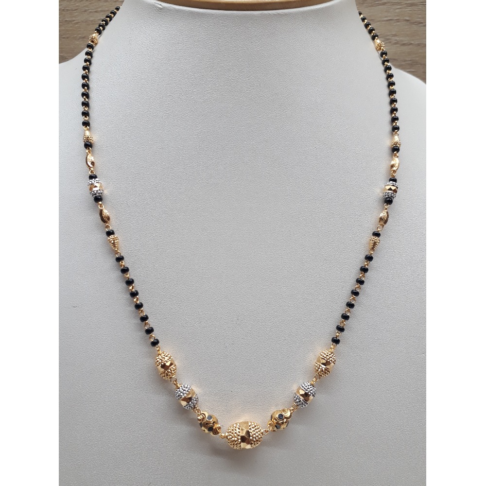22KT Gold Fancy Mangalsutra Dokia IO-N002