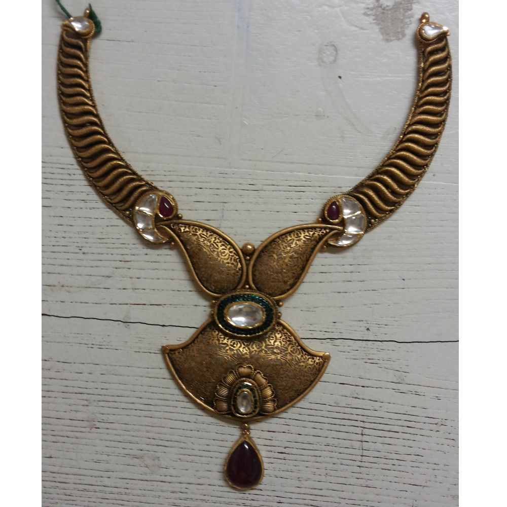 22KT Gold Ladies Designer Necklace Yellow