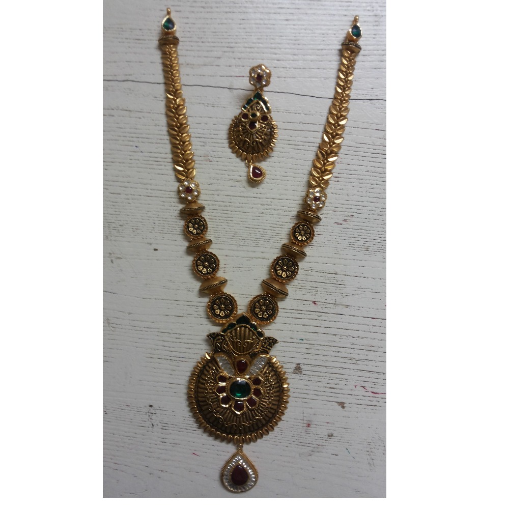 22KT Gold Ladies Designer Necklace Yellow