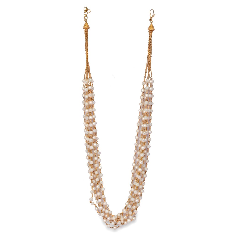 925 silver cultured pearl mala