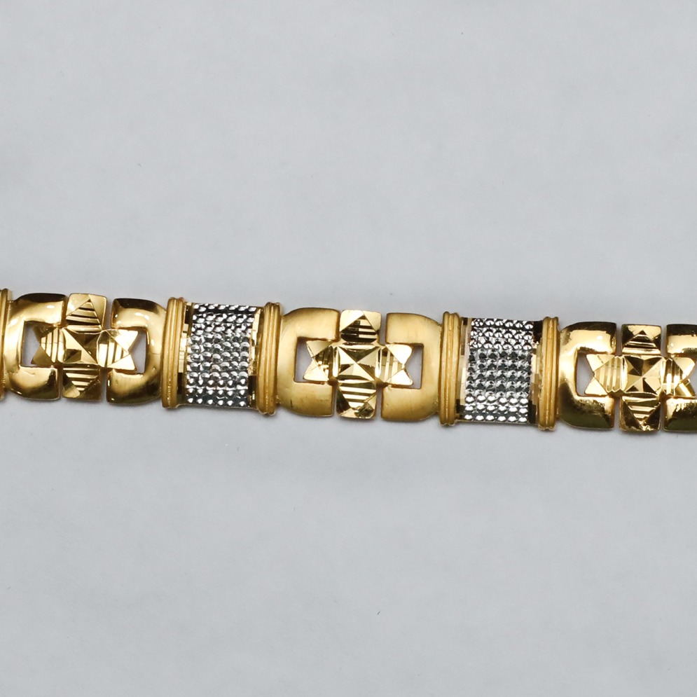 916 Gold Designer Lucky Bracelet ML-B010