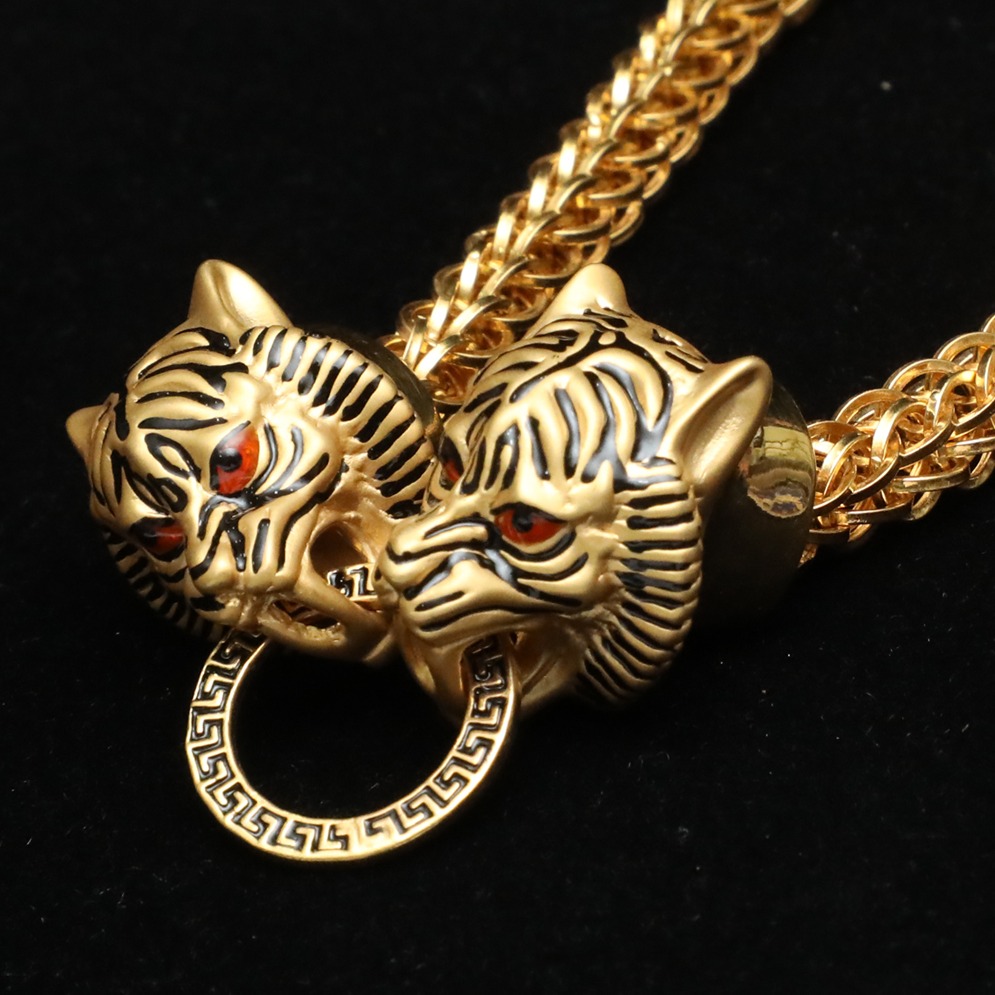 916 Gold Lion Design Lucky Bracelet For Men ML-B003