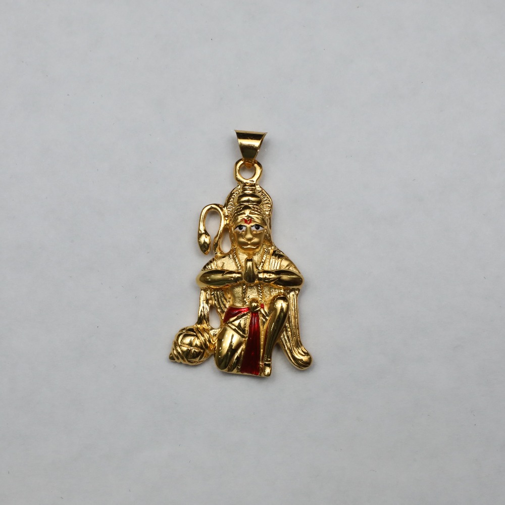 916 Gold Hanumanji Pendant ML-P007