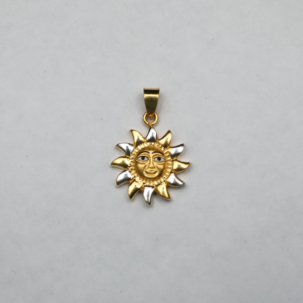 916 gold Surya Pendant ML-P006
