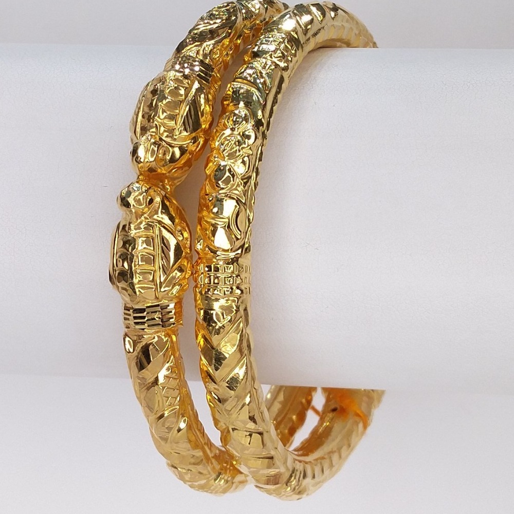 916 gold Hallmark Classic Bangle