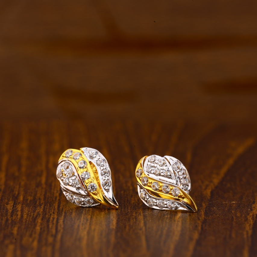 22CT Gold Fancy Ladies Tops Earrings LTE72