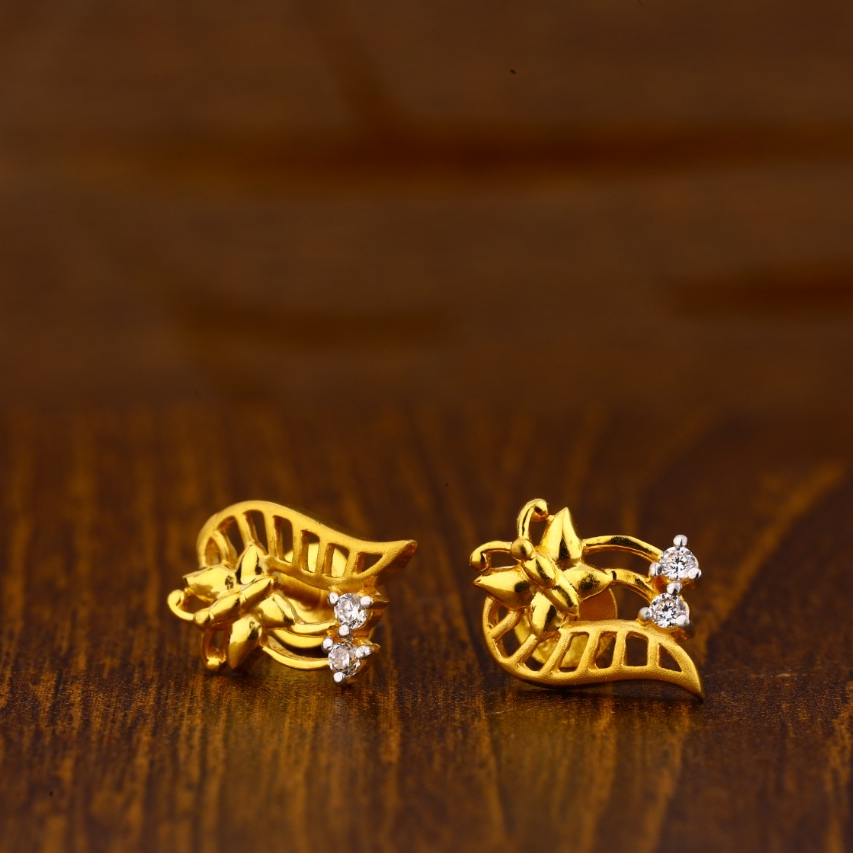 22CT Gold Exclusive Ladies Tops Earrings LTE68