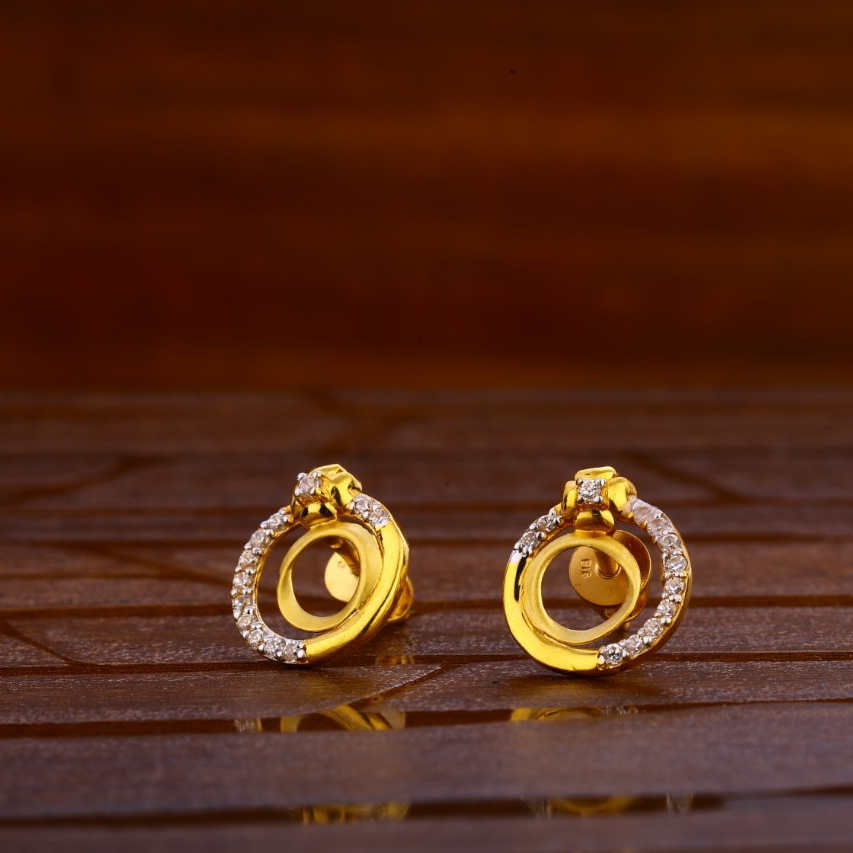 22KT Gold Ladies Tops Earrings LTE267