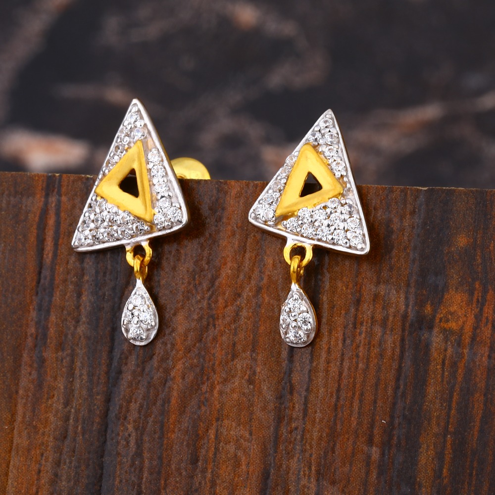 916 CZ Ladies Gorgeous Gold Earring LFE641