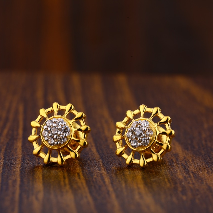 22CT Gold Gorgeous Ladies Tops Earrings LTE116