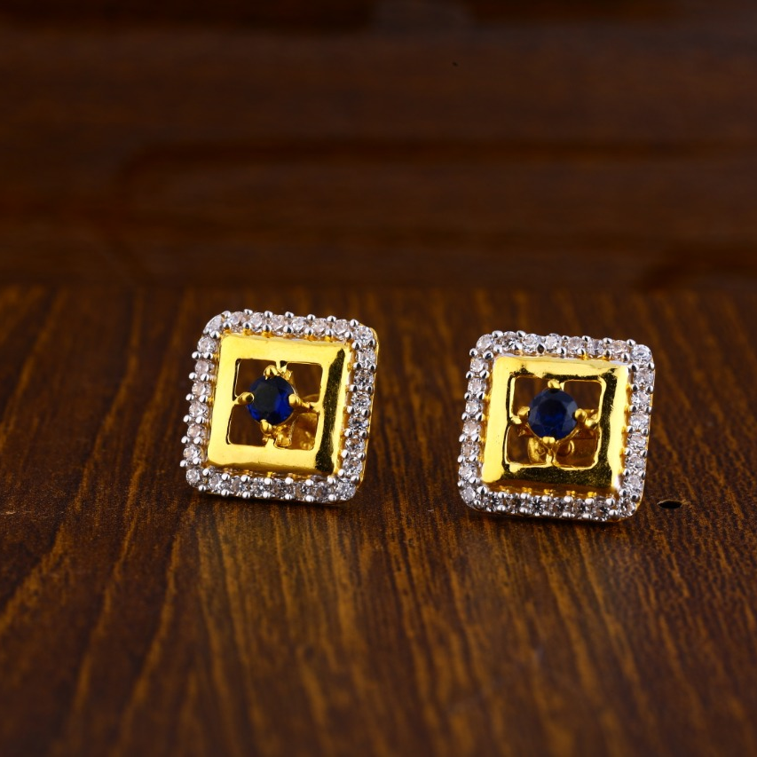 22KT Gold Hallmark Exclusive Ladies Tops Earrings LTE180