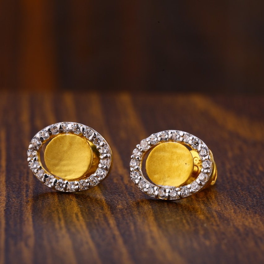22KT Gold Stylish Ladies Tops Earrings LTE106