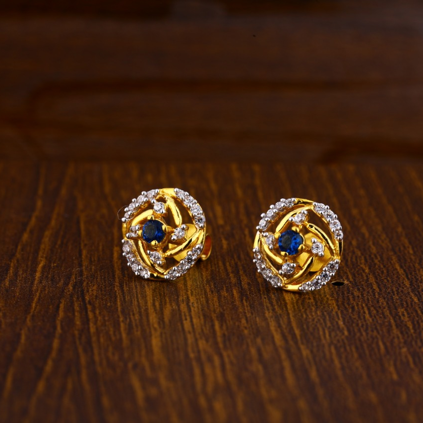 22KT Gold Fancy Ladies Tops Earrings LTE173