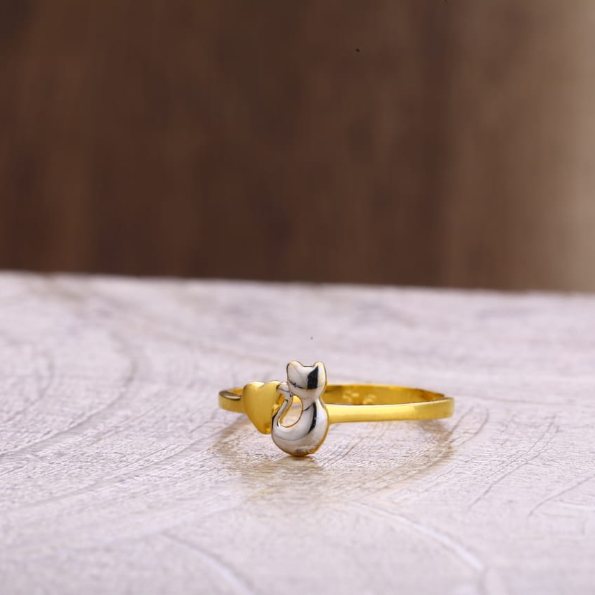 22kt gold gorgeous ladies plain ring lpr315