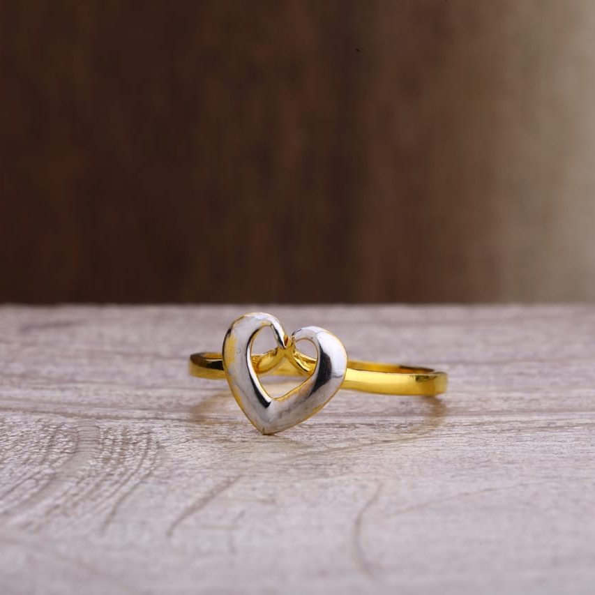 916 Gold Hallmark Ladies Plain Ring LPR282