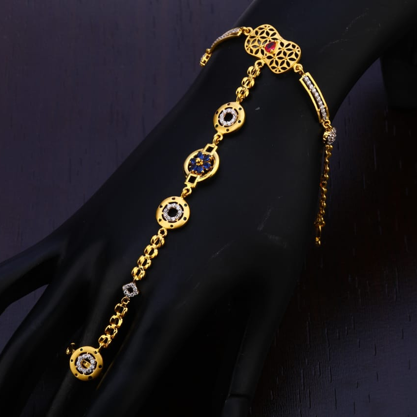 916 Gold CZ Stylish Ladies Hathpan HP38