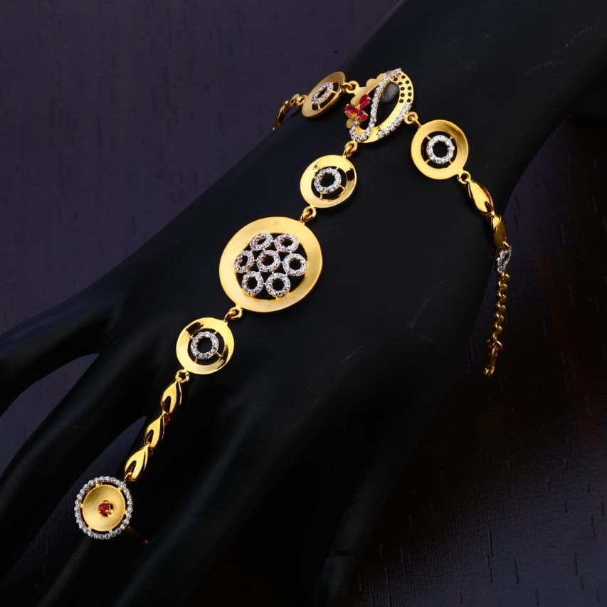 916 Gold Ladies Stylish Hathpan HP42