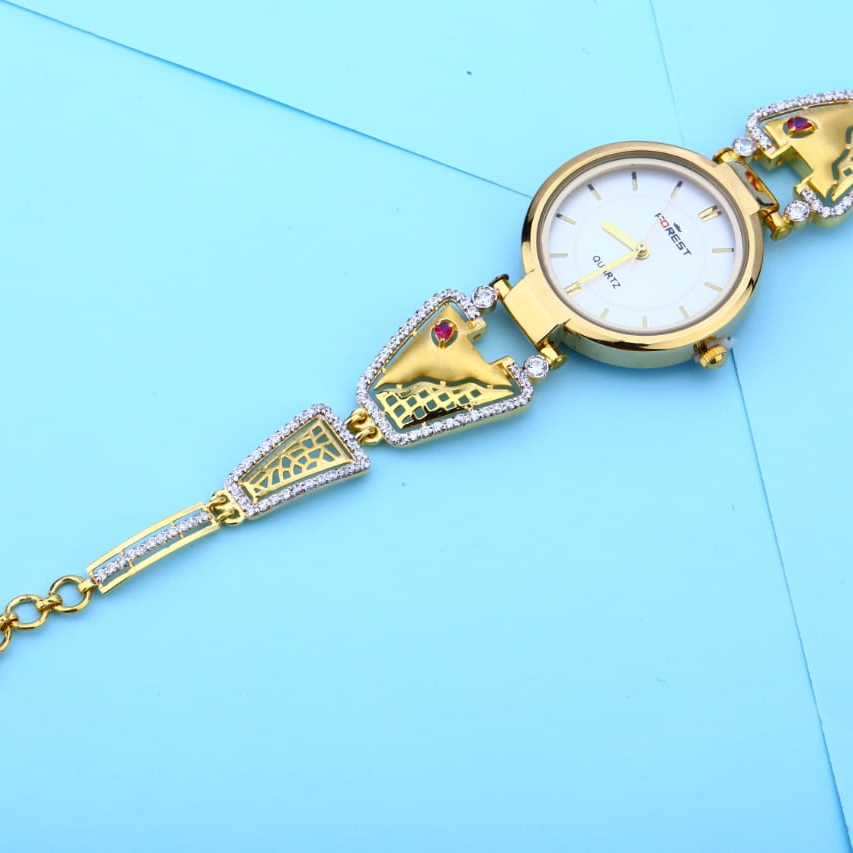750 Rose Gold Hallmark Designer Ladies Watch LW07