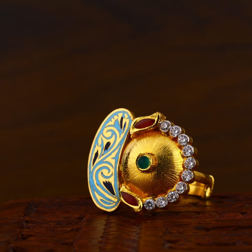 916 Gold CZ Antique Gorgeous Ladies Ring LAR126