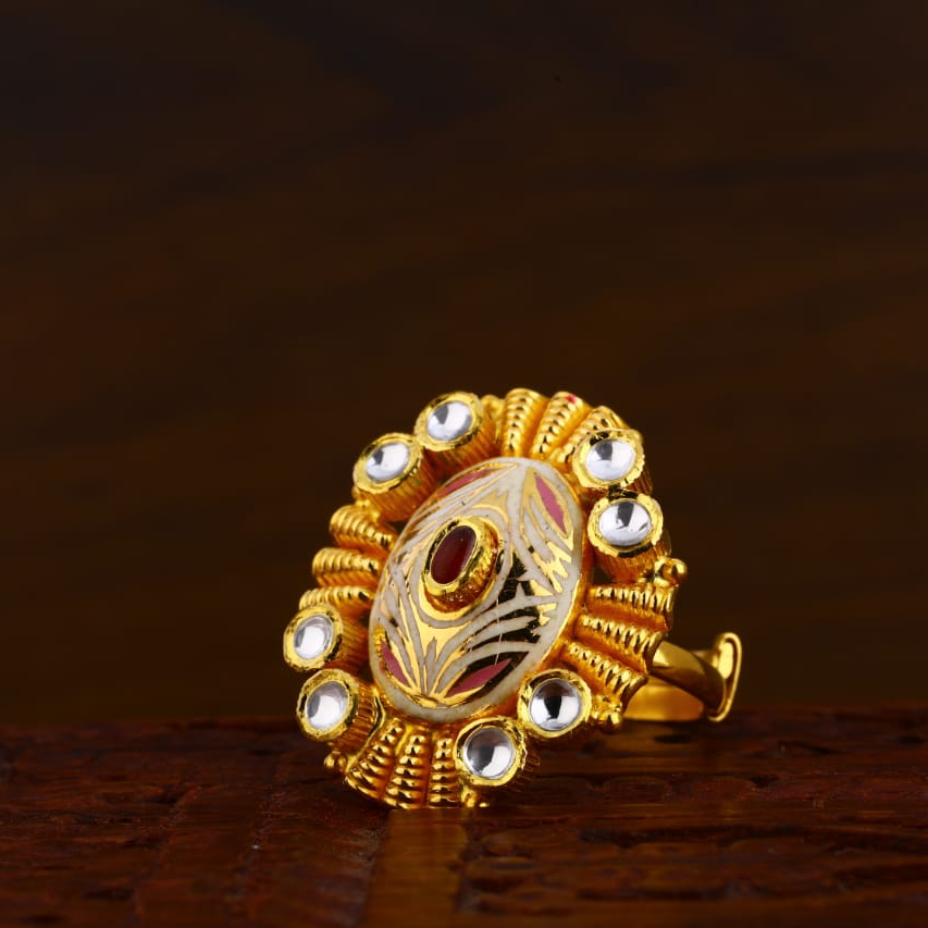 916 Gold Hallmark Antique Delicate Ladies Ring LAR138