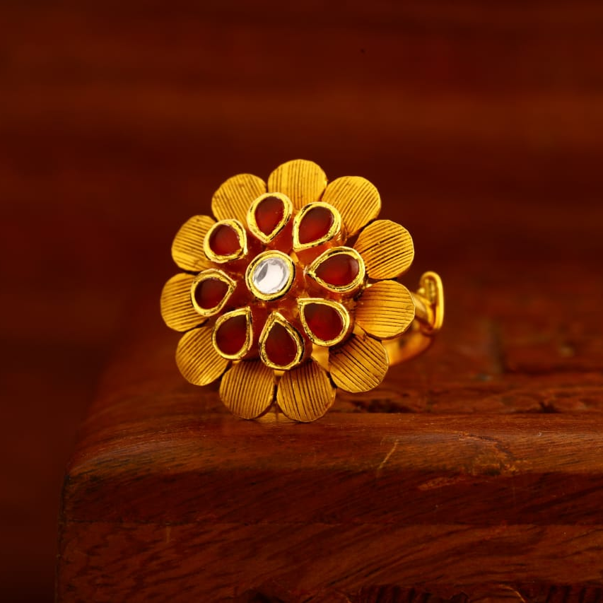 916 Gold Antique Stylish Ladies Ring LAR239