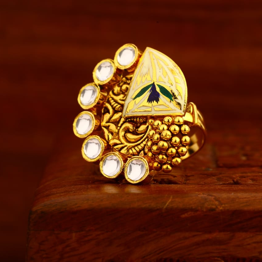 916 Gold Antique Exclusive Ladies Ring LAR237