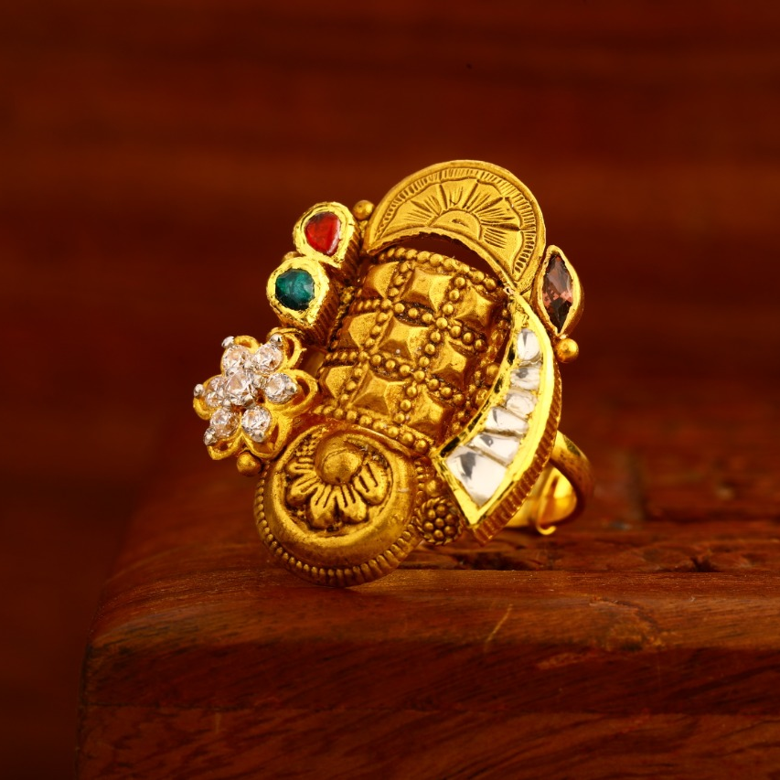 916 Gold Antique Fancy Ladies Ring LAR230