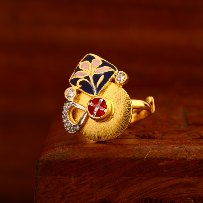 22CT Gold Hallmark Antique Exclusive Ladies Ring LAR196