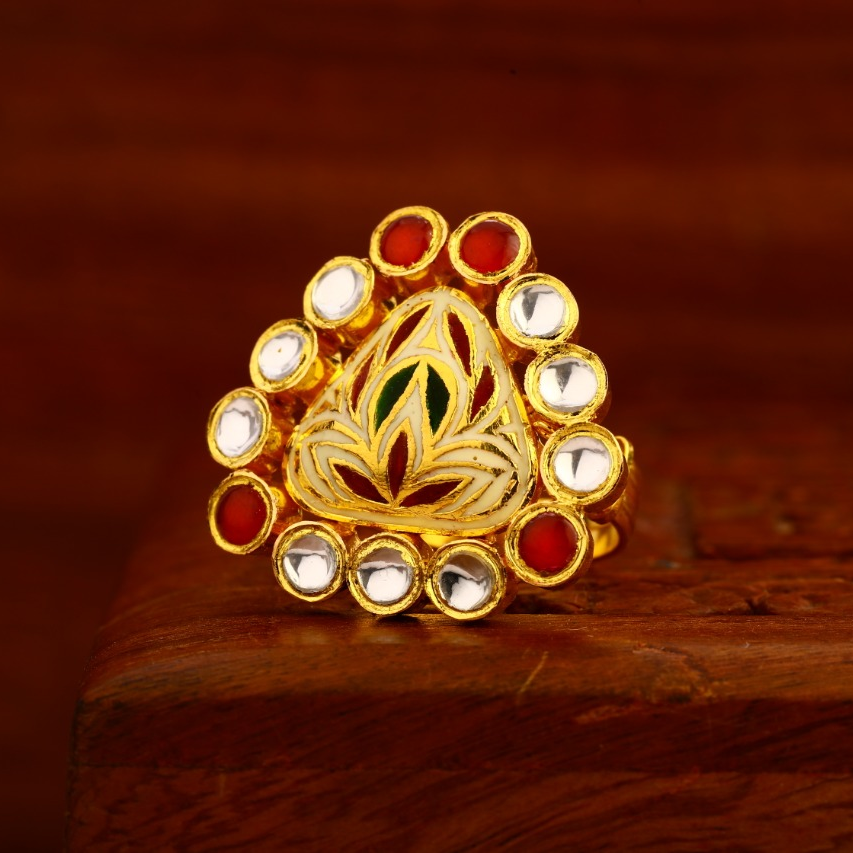 22CT Gold Hallmark Antique Ladies Ring LAR192