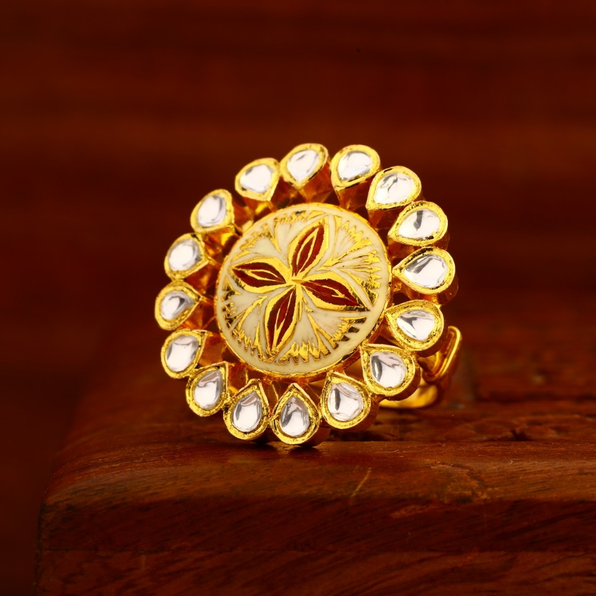 22CT Gold Antique Classic Ladies Ring LAR185
