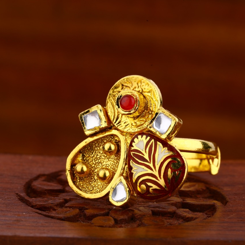 22KT Gold Hallmark Antique Ladies Ring LAR110