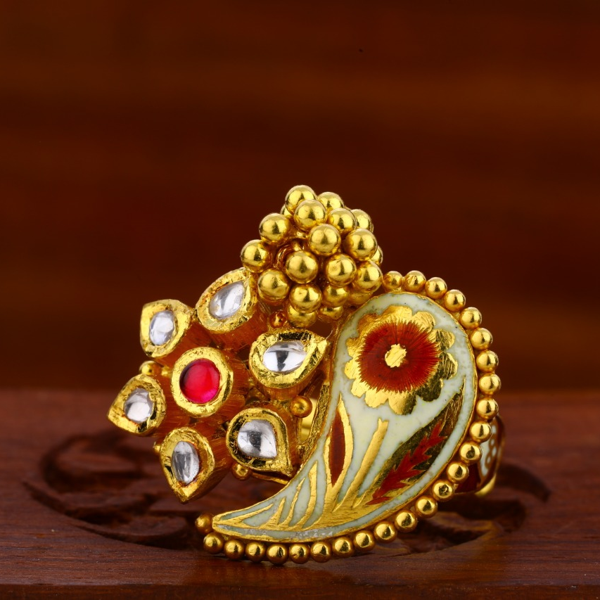 916 Gold CZ Antique Gorgeous Ladies Ring LAR91