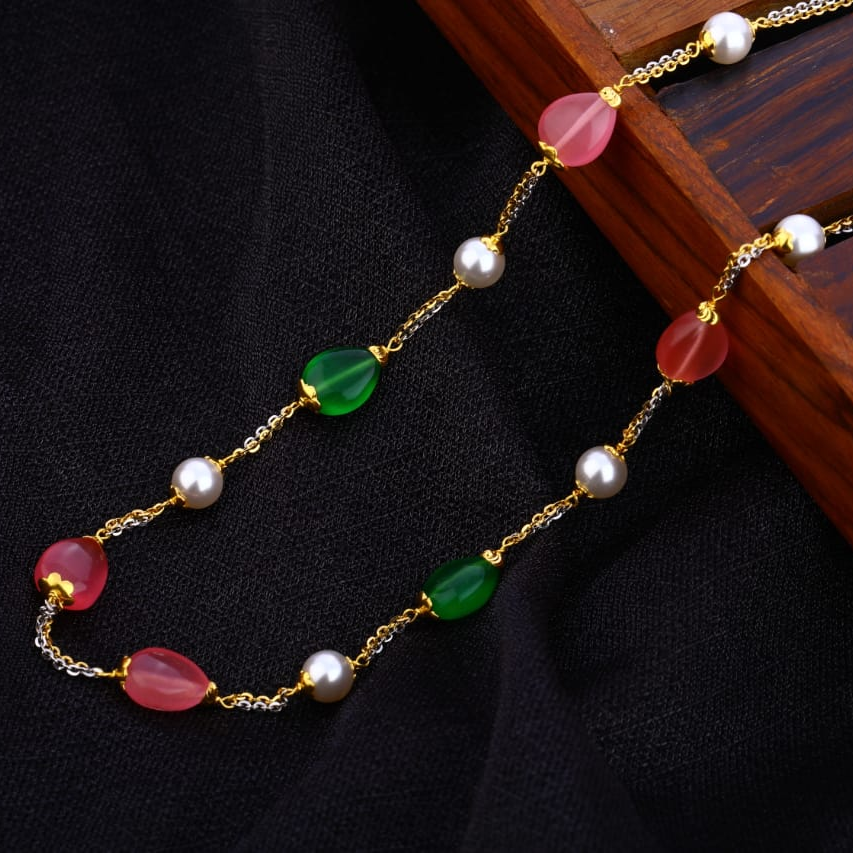 916 Gold Ladies Classic Moti Mala AC197