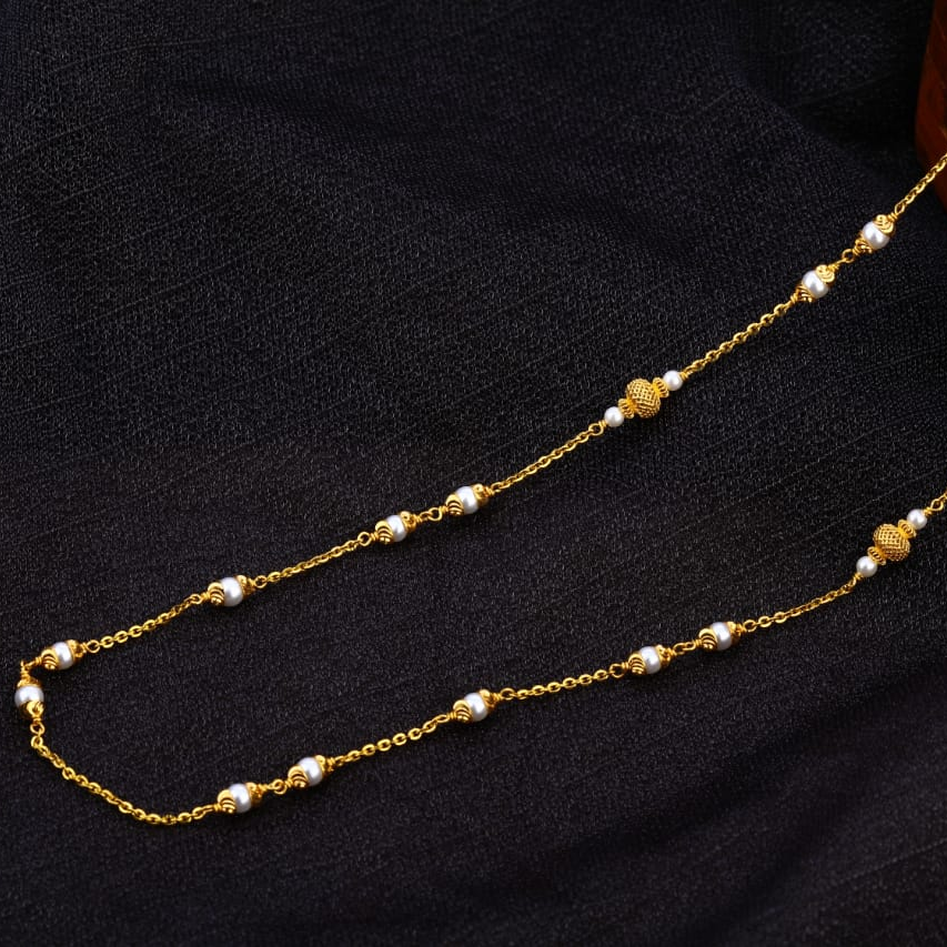 22KT Gold Hallmark Antique Gorgeous Ladies Chainmala AC221