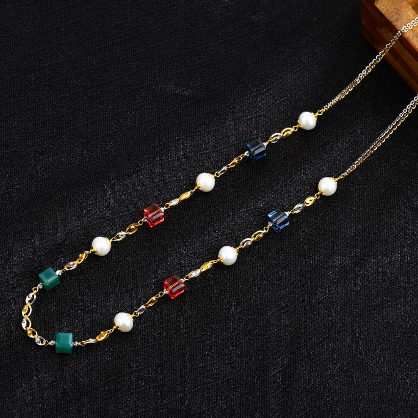 22KT Gold Antique Exclusive Ladies Chainmala AC243