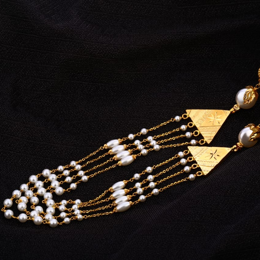 916 Gold CZ Antique Exclusive Ladies Chainmala AC252